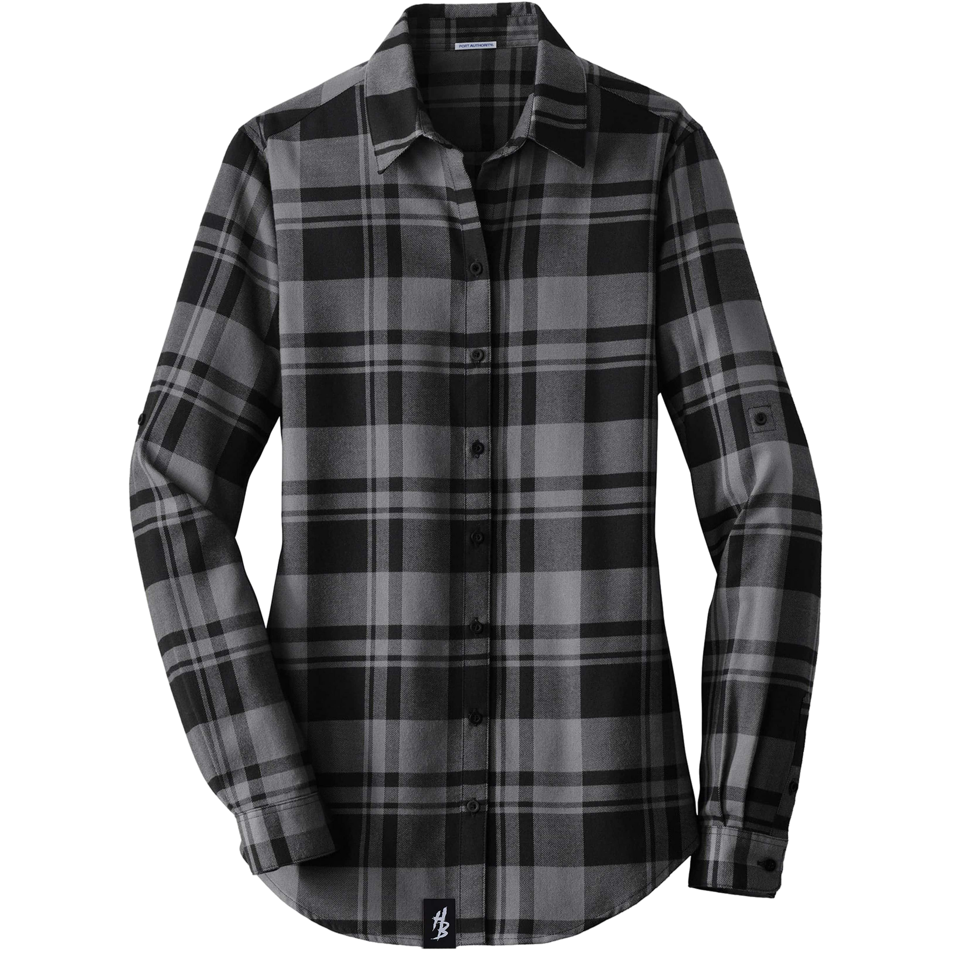 HB Icon Women's Flannel - hdlm.brgnd