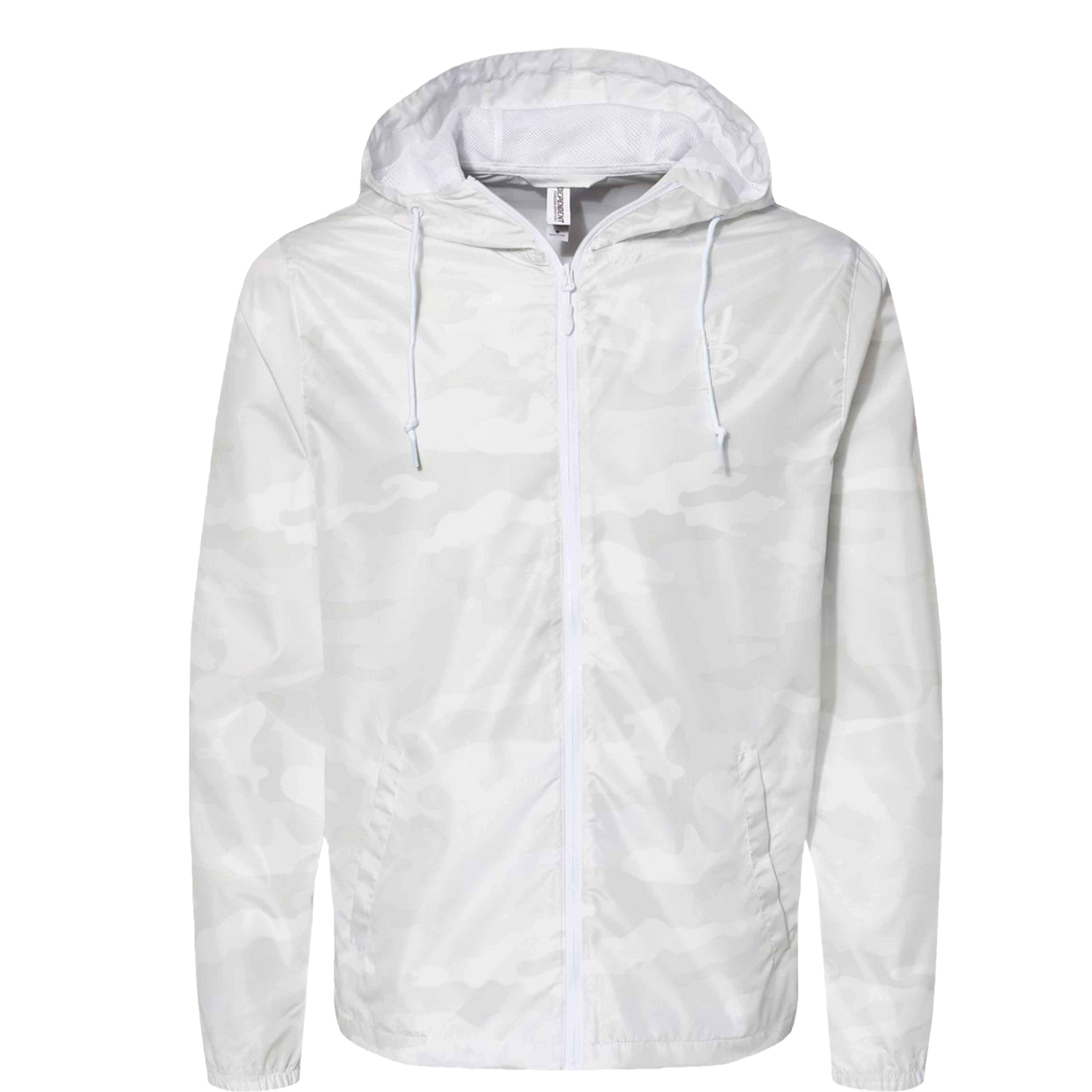 Snow Camo Lightweight Windbreaker - hdlm.brgnd